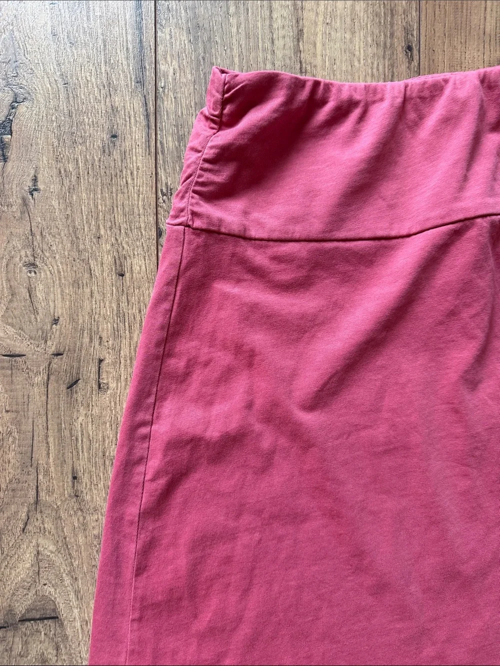 Organic cotton Old Ranch Brands Knit Pull-On Skirt - Rose Pink Raspberry Size M - Picture 3 of 5